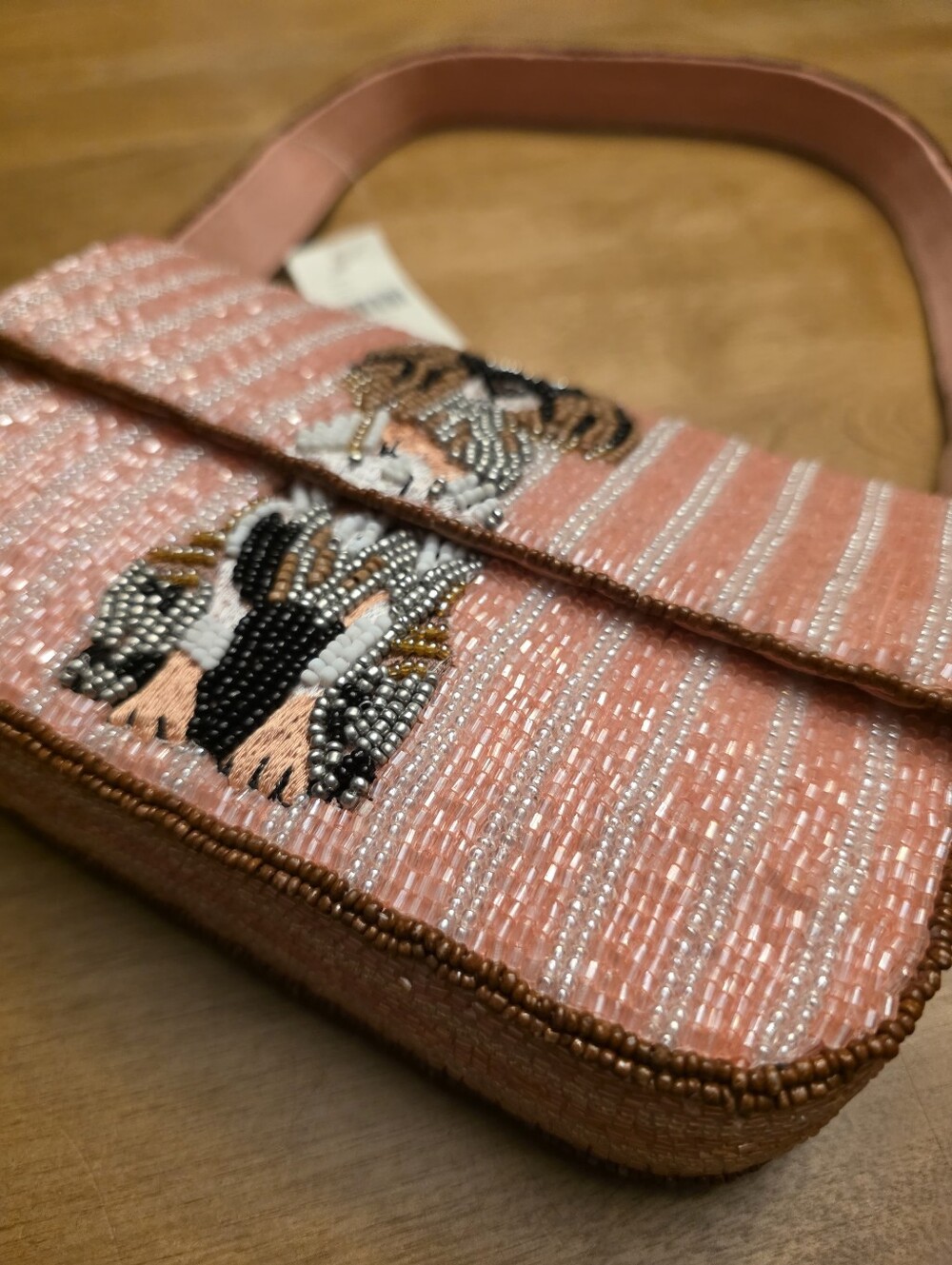 ANTHROPOLOGIE Fiona Beaded Bag Animal Edition Cocker Spaniel Dog - Picture 9 of 13